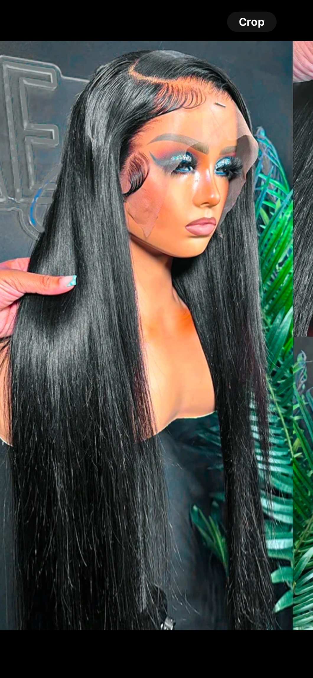 Brazilian Virgin human wig 30 inch natural color