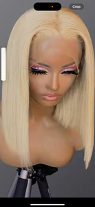 613 blonde Human Hair Wig  4*4 closure