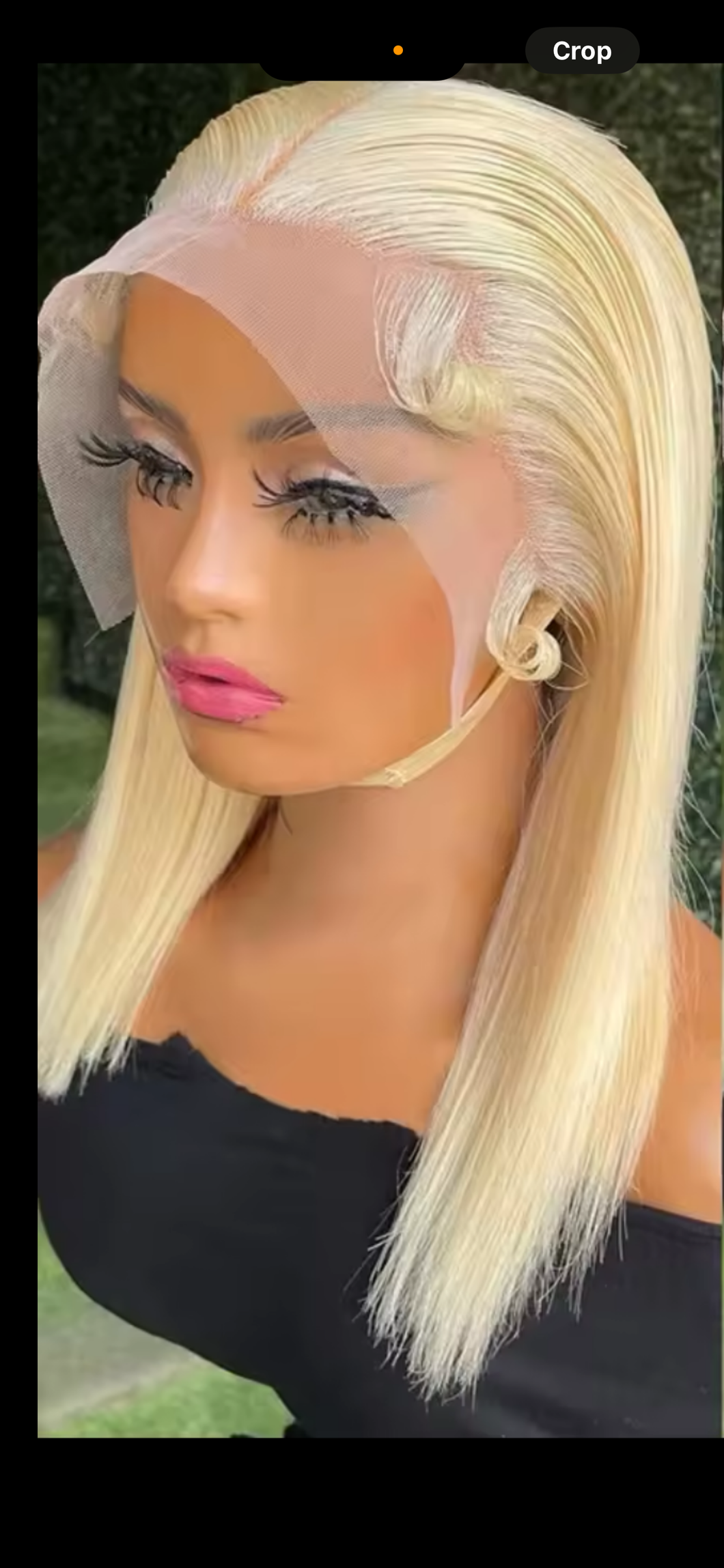 613 blonde Human Hair Wig  4*4 closure